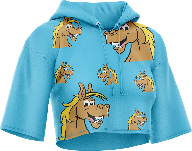 Hero Horse Crop hoodies