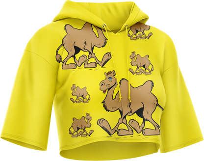 Cool Camel Crop hoodies