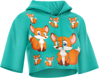 Fox Crop hoodies 1