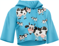 Fussy Cow Crop hoodies 1