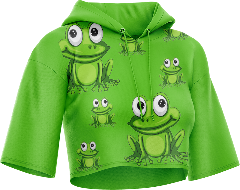Freaky Frog Crop hoodies