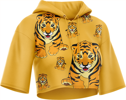 Tuff Tiger Crop hoodies