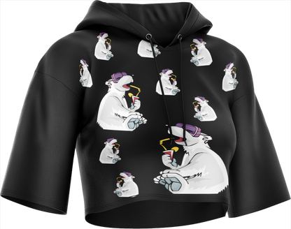Ice Bear Crop hoodies