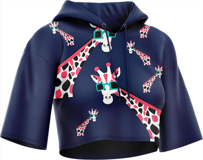 Gigi Giraffe Crop hoodies