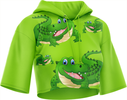 Crazy Croc Crop hoodies