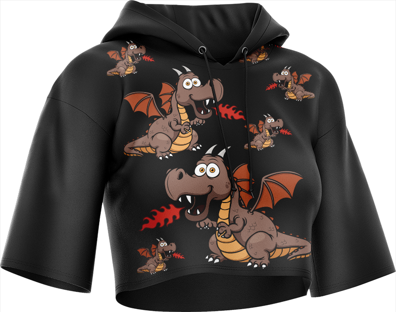 Dopey Dragon Crop hoodies