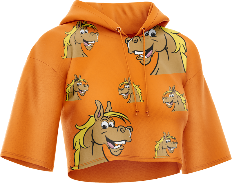 Hero Horse Crop hoodies
