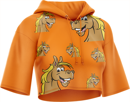 Hero Horse Crop hoodies
