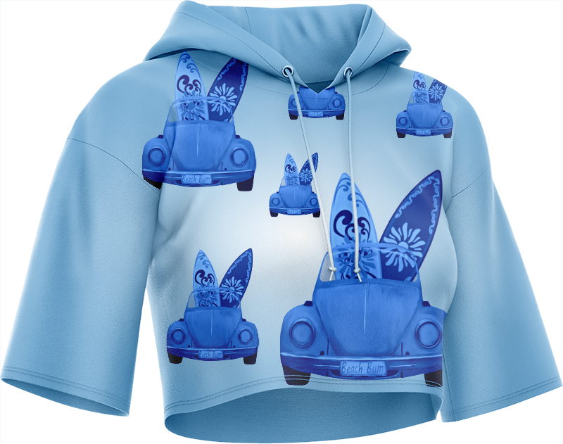 Beach Bum Crop hoodies
