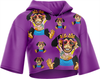 Cheeky Monkey Crop hoodies 4