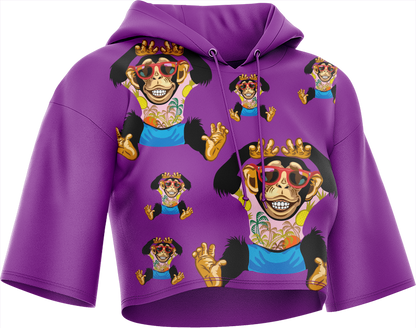 Cheeky Monkey Crop hoodies
