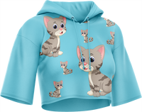 Pussy Cat Crop hoodies 1