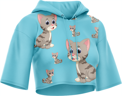 Pussy Cat Crop hoodies
