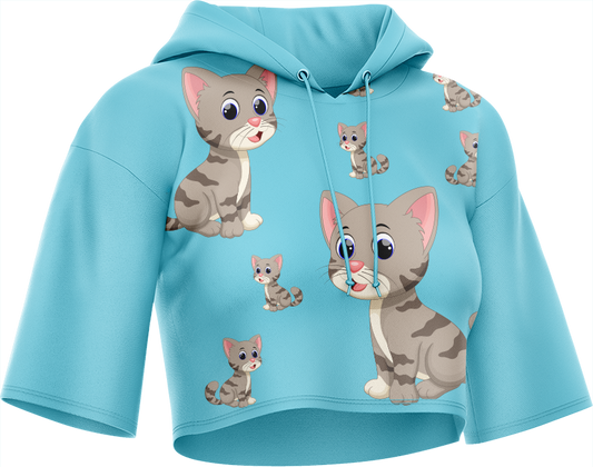 Pussy Cat Crop hoodies