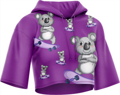 Skater Koala Crop hoodies