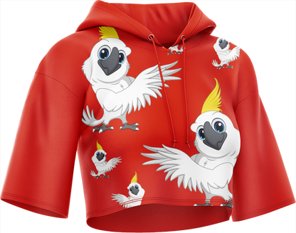 Cool Cockatoo Crop hoodies
