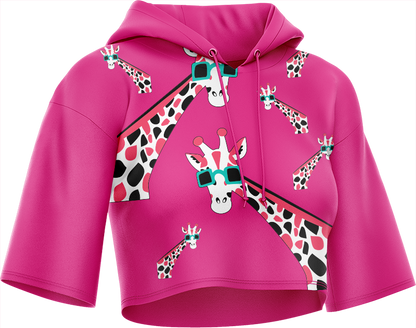 Gigi Giraffe Crop hoodies