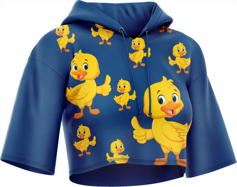 Quack Duck Crop hoodies