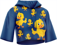 Quack Duck Crop hoodies 3