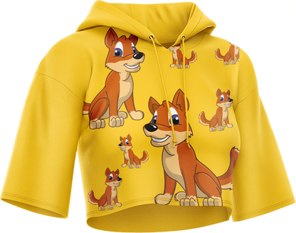 Dizzie Dingo Crop hoodies