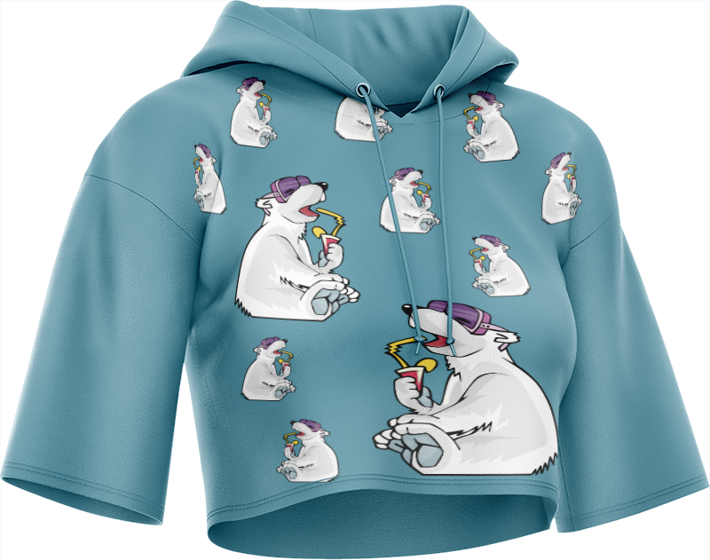 Ice Bear Crop hoodies