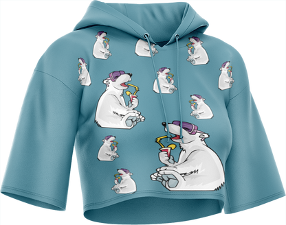 Ice Bear Crop hoodies