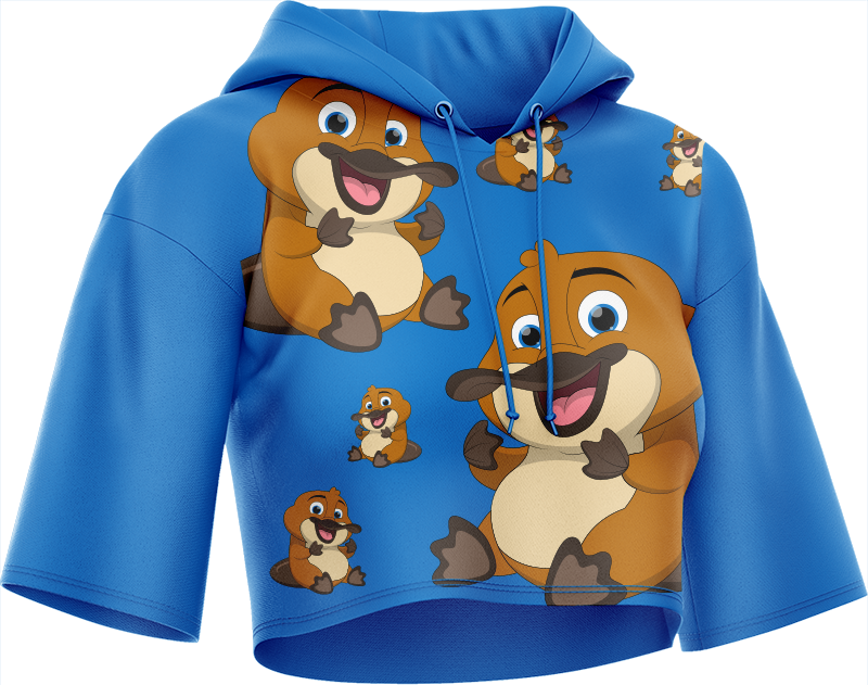 Playa Platypus Crop hoodies