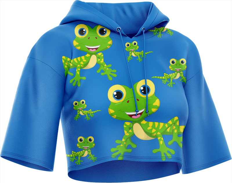 Gordon Gecko Crop hoodies
