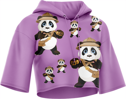 Explorer Panda Crop hoodies