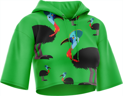 Casanova Cassowary Crop hoodies