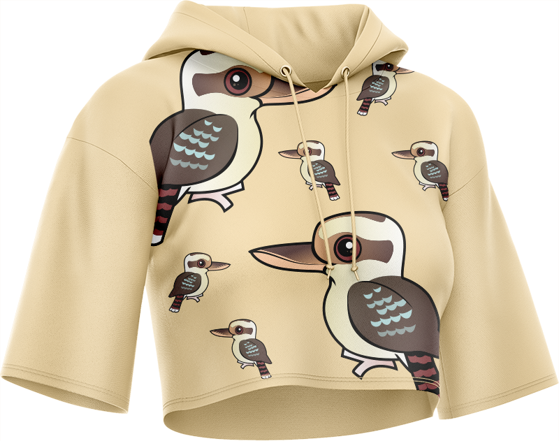 Kooky Kookaburra Crop hoodies