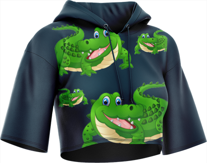 Crazy Croc Crop hoodies