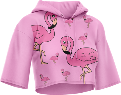 Flamingo Crop hoodies