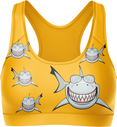 Snazzy Shark Crop Top