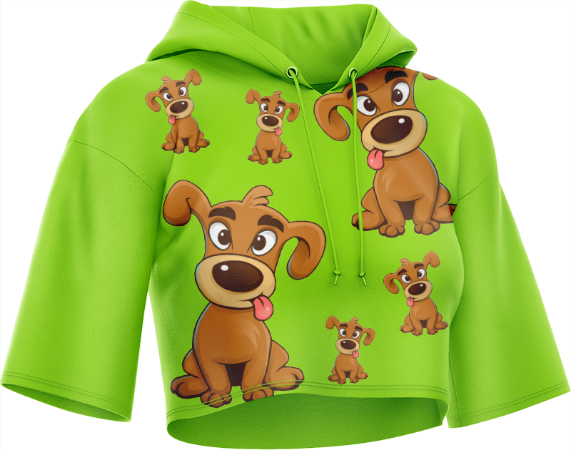 Goofy Woofy Crop hoodies