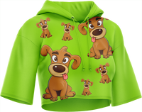 Goofy Woofy Crop hoodies 3
