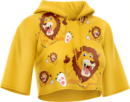 Leo Lion Crop hoodies