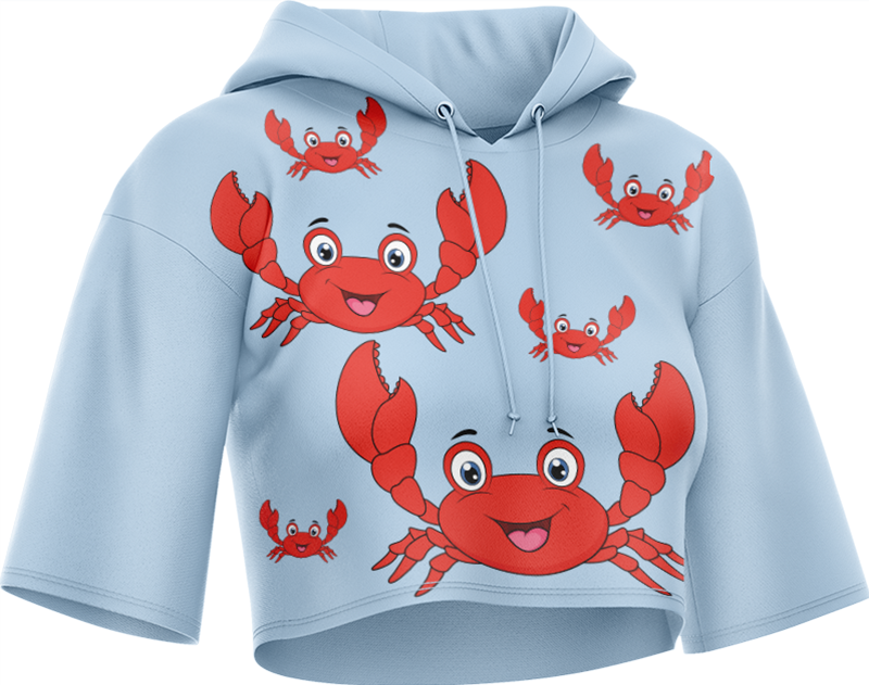 Maddy MudCrab Crop hoodies