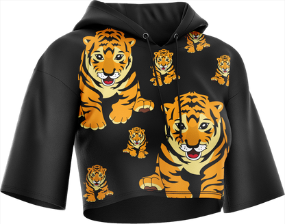 Tuff Tiger Crop hoodies