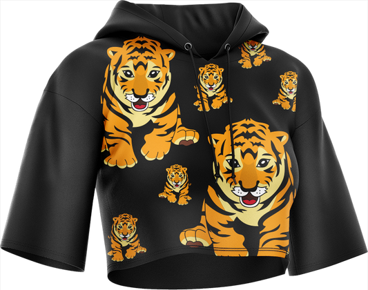 Tuff Tiger Crop hoodies