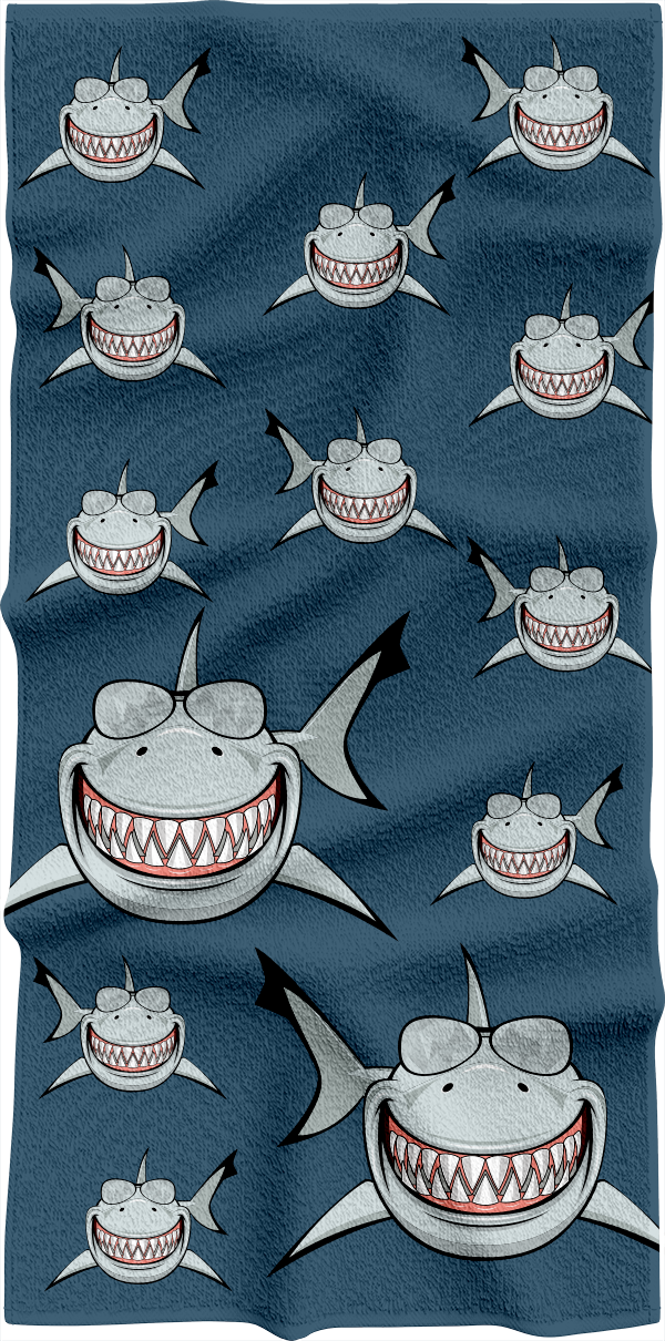 Snazzy Shark Towels
