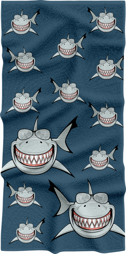 Snazzy Shark Towels