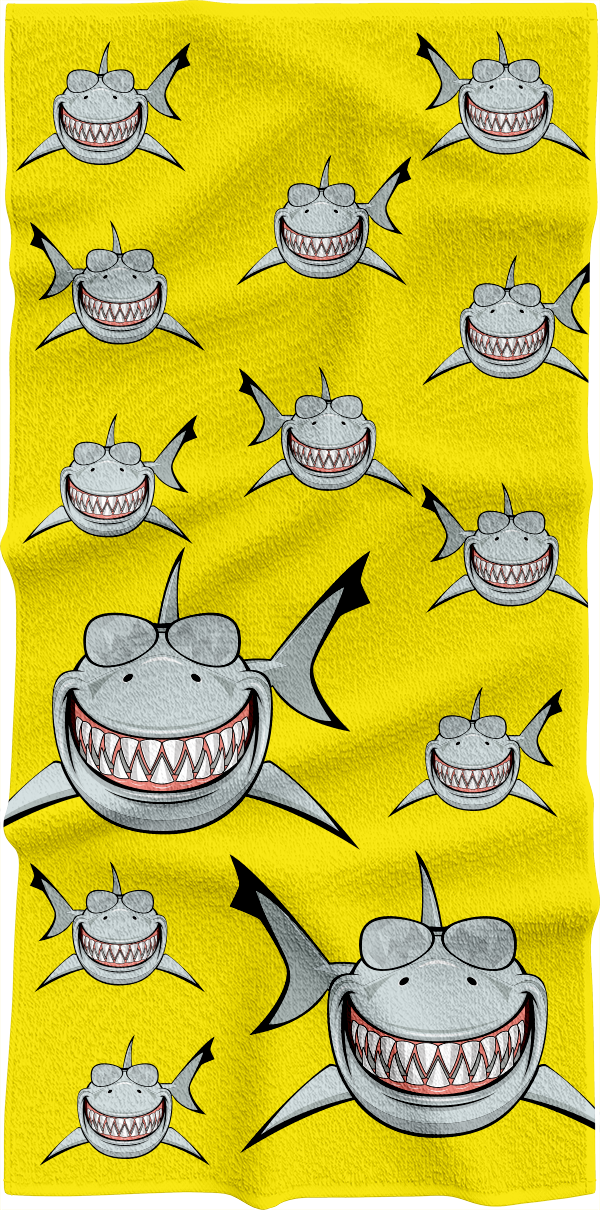 Snazzy Shark Towels