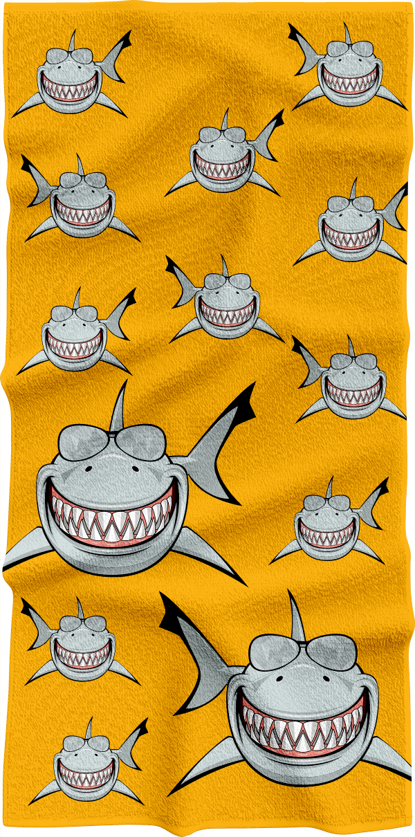 Snazzy Shark Towels