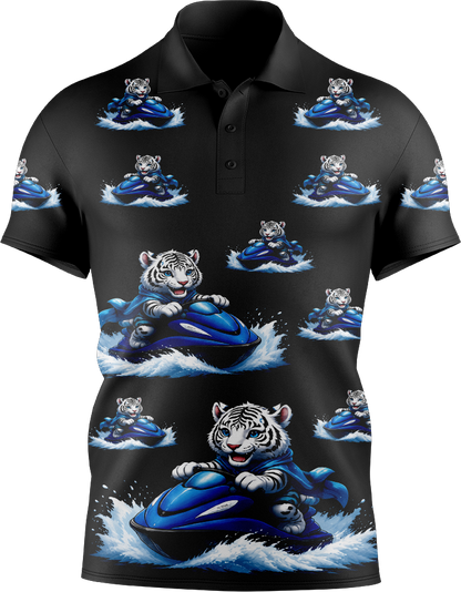 Jet Tiger Men's Short Sleeve Polo