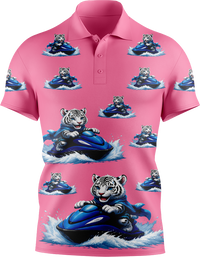 Jet Tiger Men's Short Sleeve Polo 3