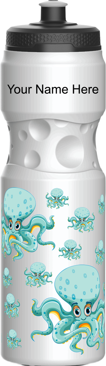 Octopus without beer Water Bottles