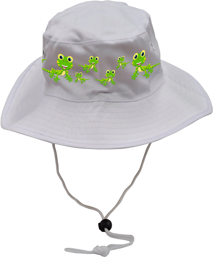 Indigenous Gecko Wide Brim Hat