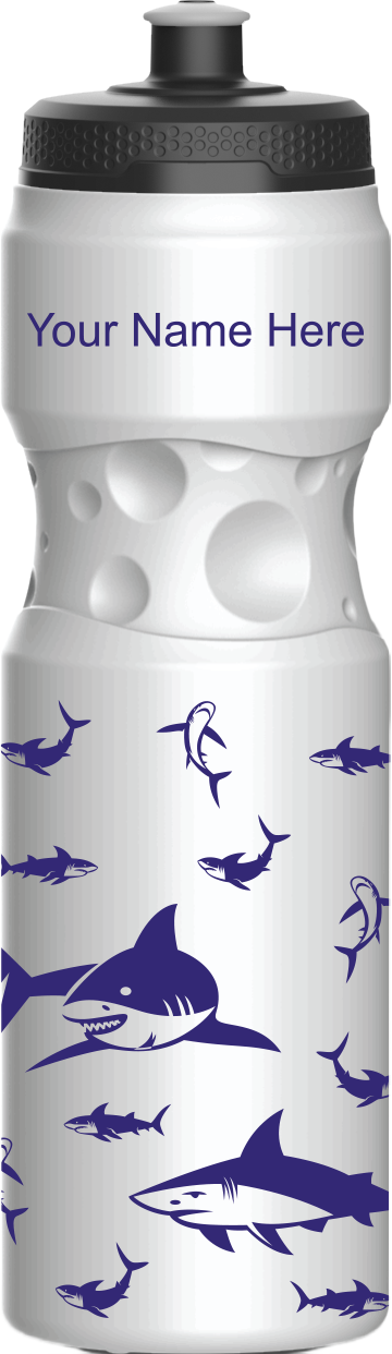 Swim With Sharks Water Bottles