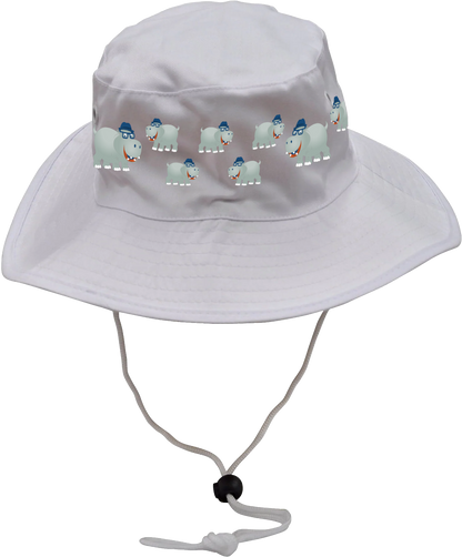 Hungry Hippo Wide Brim Hat